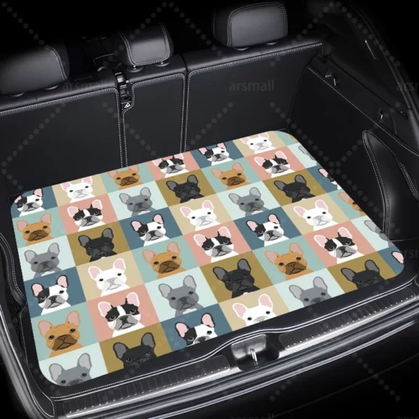 Tapis de coffre universel bouledogue français – Image 3