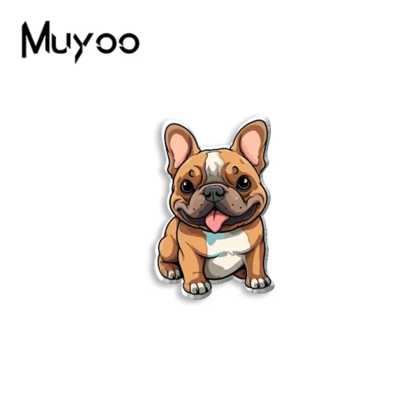 Broche bouledogue français rigolote – Image 7