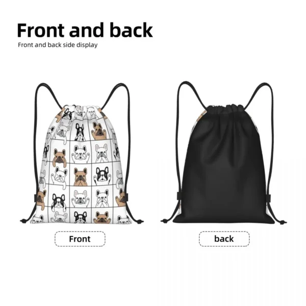 Sac à dos à cordon bouledogue – Image 2