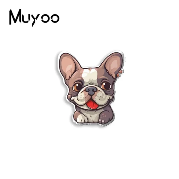 Broche bouledogue français rigolote – Image 5