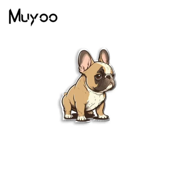 Broche bouledogue français rigolote – Image 2