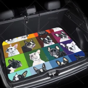 Tapis de coffre universel bouledogue français