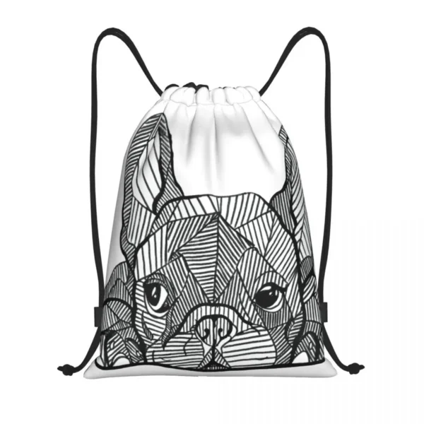 Sac à dos à cordon bouledogue – Image 7