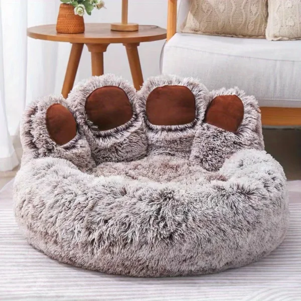 Lit pour confortable en forme de patte