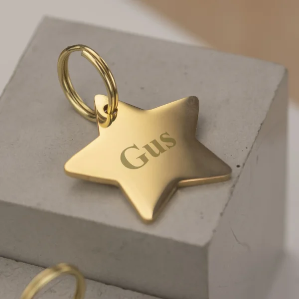 Médaille étoile personnalisée