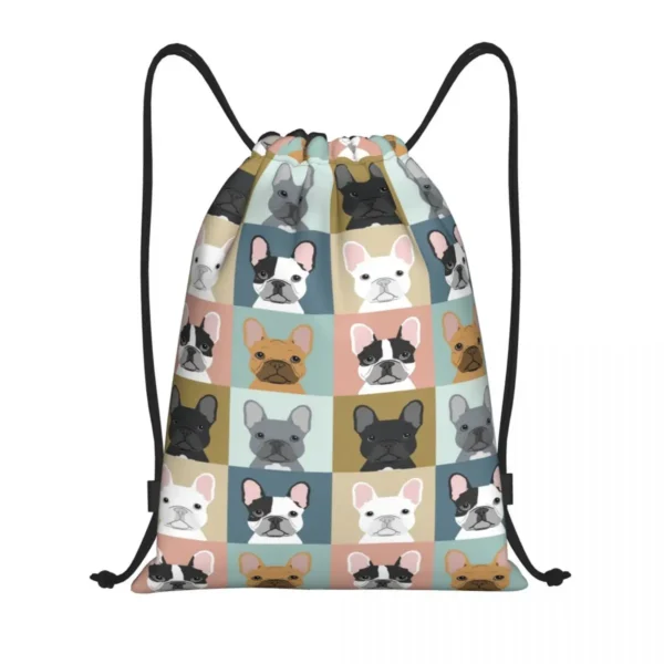 Sac à dos à cordon bouledogue – Image 4