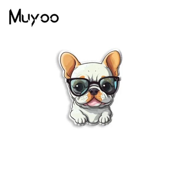 Broche bouledogue français rigolote – Image 6
