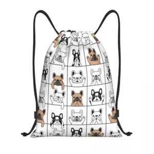 Sac à dos à cordon bouledogue