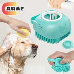 Brosse de bain avec réservoir de shampoing