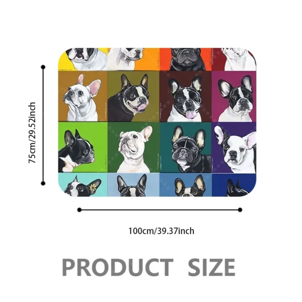 Tapis de coffre universel bouledogue français – Image 2