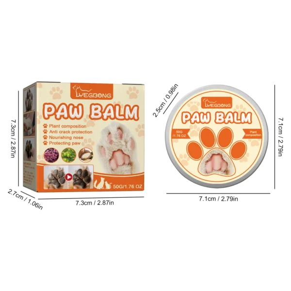 Baume réparateur pattes pour chiens – Image 3