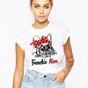 T-shirt french bulldog mom