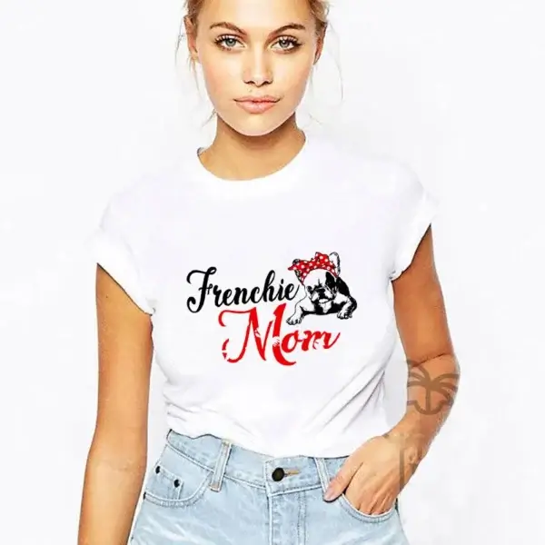 T-shirt french bulldog mom – Image 2
