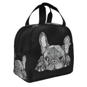 Sac repas isotherme "black and white"