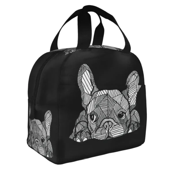 Sac repas isotherme "black and white"