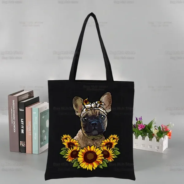 Tote bag bouledogue kawaii – Image 2