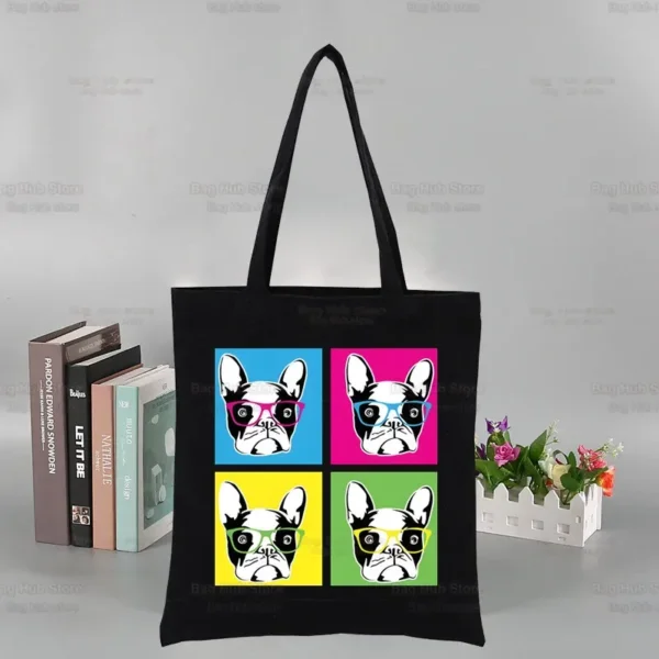 Tote bag bouledogue kawaii – Image 5