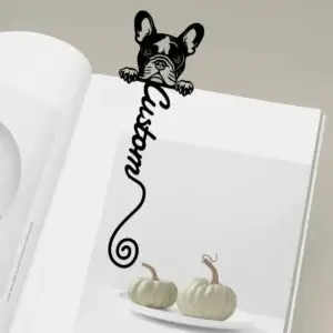Marque-page personnalisé bouledogue français