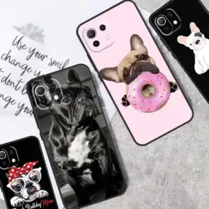 Coque bouledogue français pour Xiaomi et Pocco