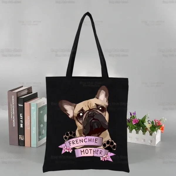 Tote bag bouledogue kawaii – Image 4