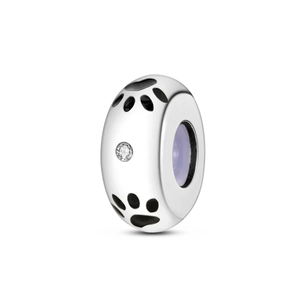 Charm chien argenté pour bracelet – Image 2