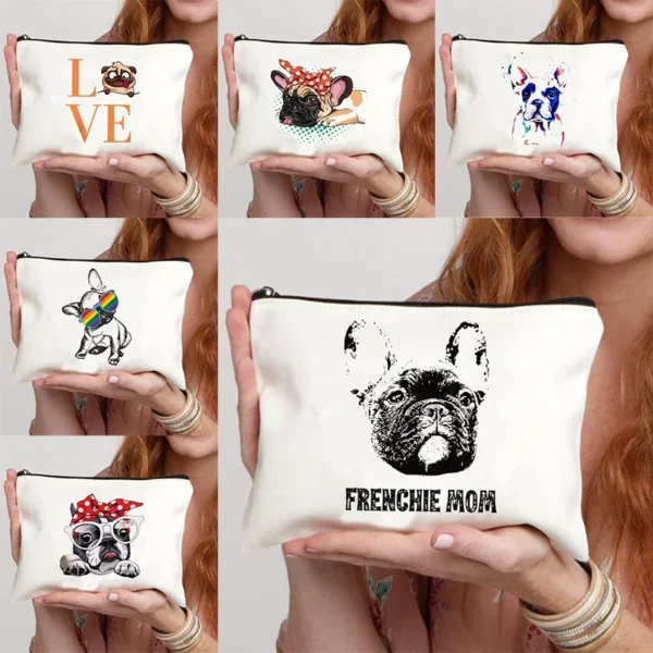 Trousse de maquillage en toile