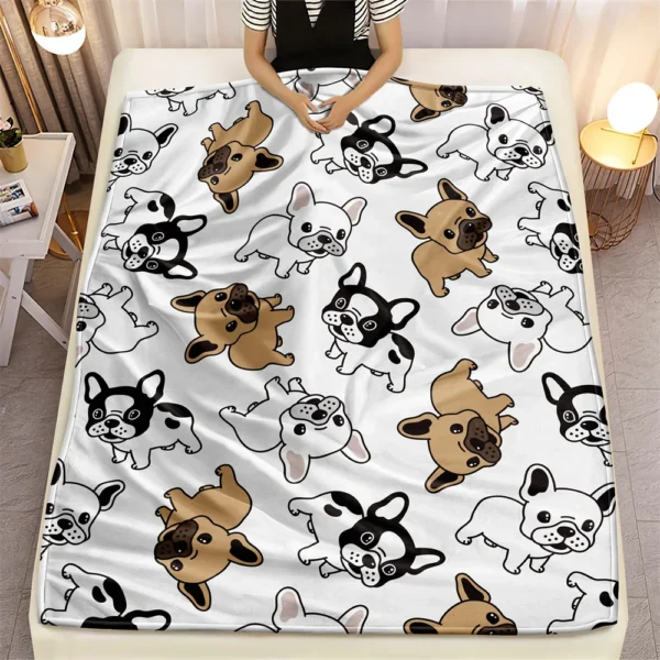 Plaid bouledogue français – Image 2