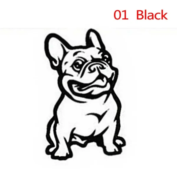 Sticker voiture bouledogue – Image 3