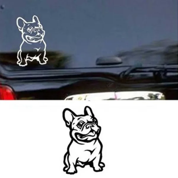Sticker voiture bouledogue – Image 2